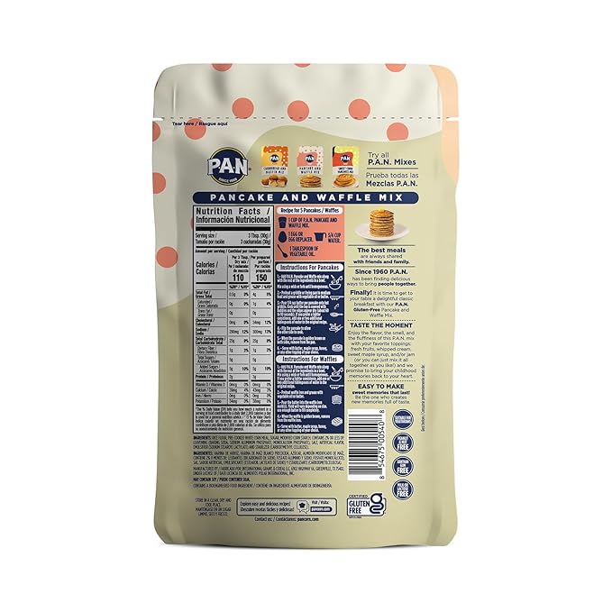 P.A.N Pancake and Waffle Mix ??Gluten Free 1 lb. (Pack of 1)