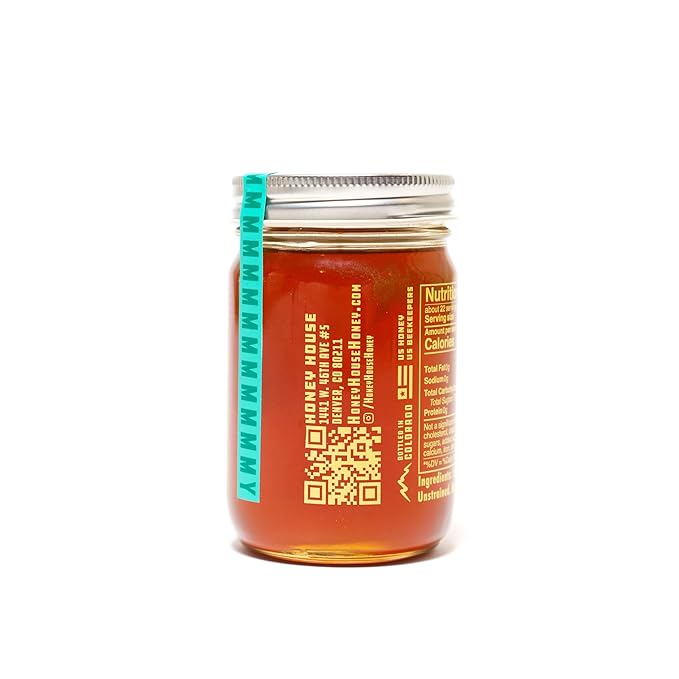 Honey House Premium Raw Alfalfa | 100% Pure & Unfiltered | Rich in Antioxidants | Sustainably Sourced | Natural Sweetener (12 Fl Oz (Pack of 2))