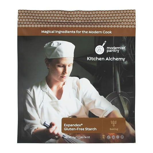 Improved Expandex GF Tapioca Starch - 1kg/2.2lbs/36oz ⊘ Non-GMO Gluten-Free Vegan OU Kosher Certified (Perfect for Gluten-Free Baking)