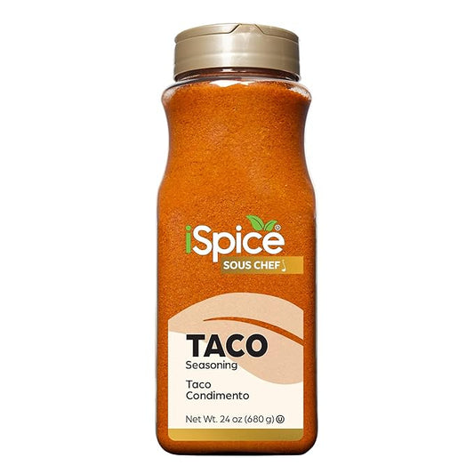 iSpice | Taco Seasoning | 24 oz | Bulk Size | Mixed Spices & Seasonings | Kosher