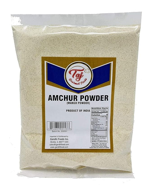 TAJ Premium Indian Amchur Powder (Dried Mango Powder), (14-Ounce)