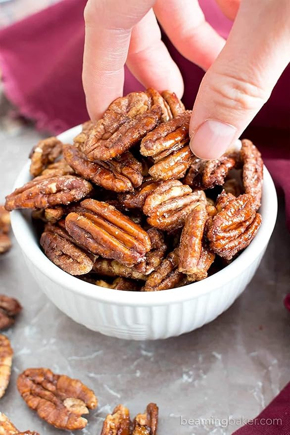 Whole, Shelled & Dry Roasted Georgia Pecans Unsalted (3 Lbs.) - Vegan & Keto Friendly - Oven Roasted in Small Batches for Added Freshness - Farm Fresh Nuts Brand