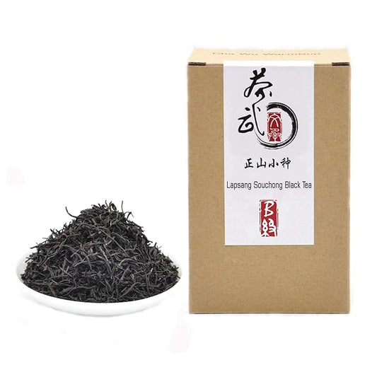ChaWuWarmSun [B] Lapsang Souchong Black Tea,No Smokey Taste,8.8oz/250g,Loose Leaf Tea,Chinese KongFu Cha