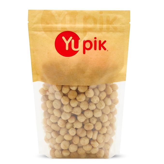 Yupik Macadamia Nuts, Whole Raw, 2.2 lb (35.2 oz), Gluten-Free, Kosher, Unsalted, Unroasted, Oil-Free, Creamy Flavor, High Fiber, Healthy Snacks, Perfect for Baking & Cooking