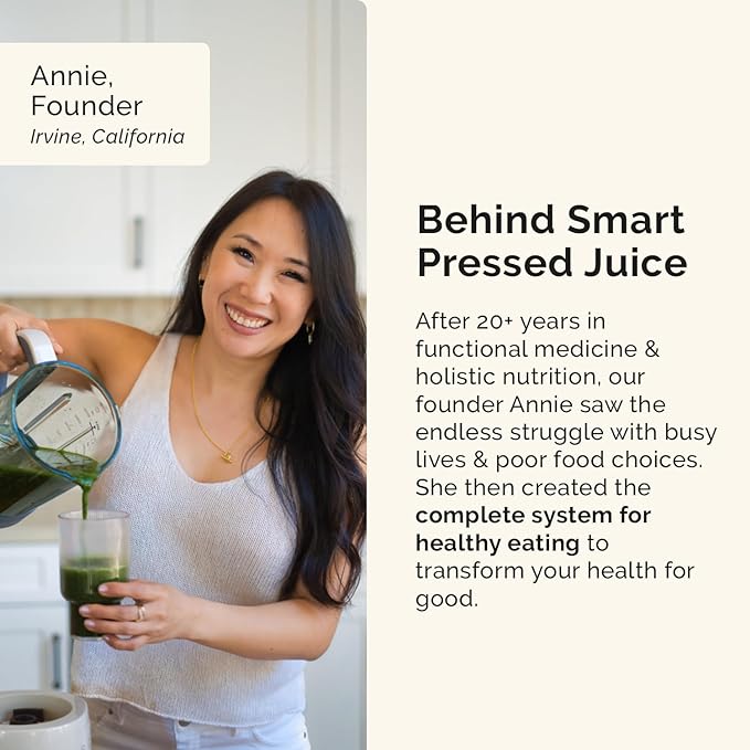 SMART Pressed Juice Pineapple Chia Cleanse | Prebiotic Superfood Plant Based Fiber with Vegan Probiotics & Enzymes | Pineapple Juice Cleanse for Women & Men | 30 Servings