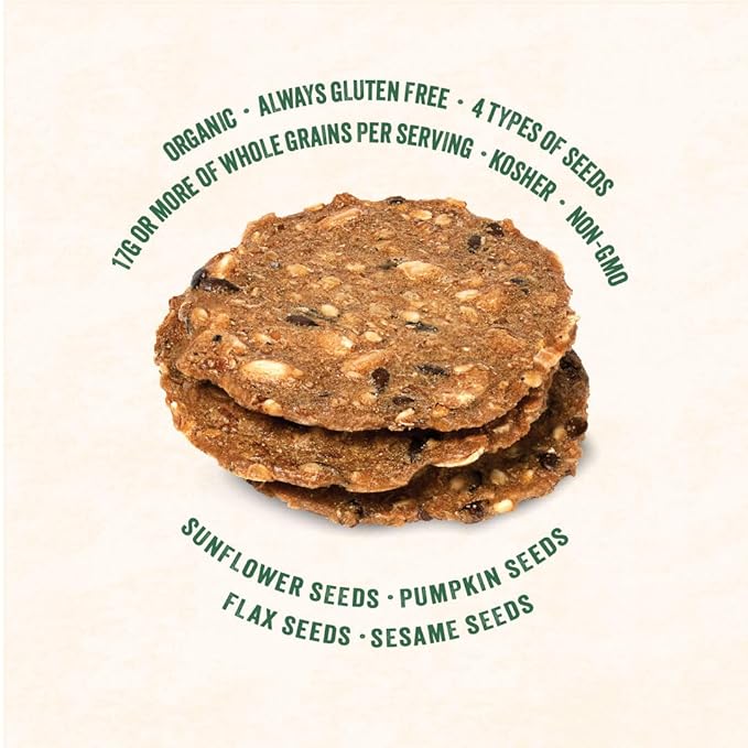 Mary's Gone Crackers Super Seed Jalapeno Crackers, Vegan Friendly, Kosher, USDA Certified Organic, Gluten Free & Non-GMO, 5.50 Ounce (Pack of 6)
