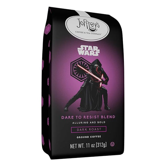 Joffrey's Coffee - STAR WARS??Dare to Resist Blend, STAR WARS Licensed Coffee Collection, Artisan Dark Roast, Bold & Smooth Taste, Brew or French Press (Ground, 11oz)