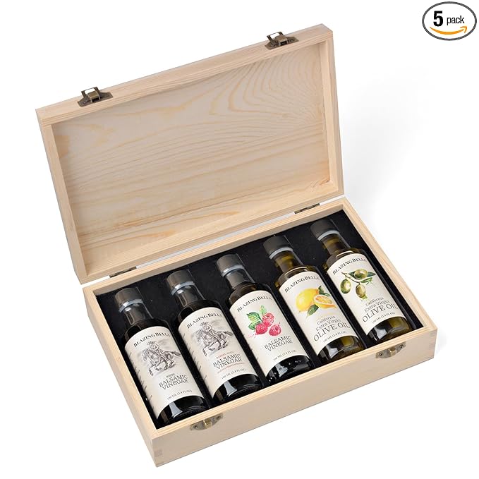 Blazing Bella Balsamic and Olive Oil Gift Set (Salad Lover's Gift Set)