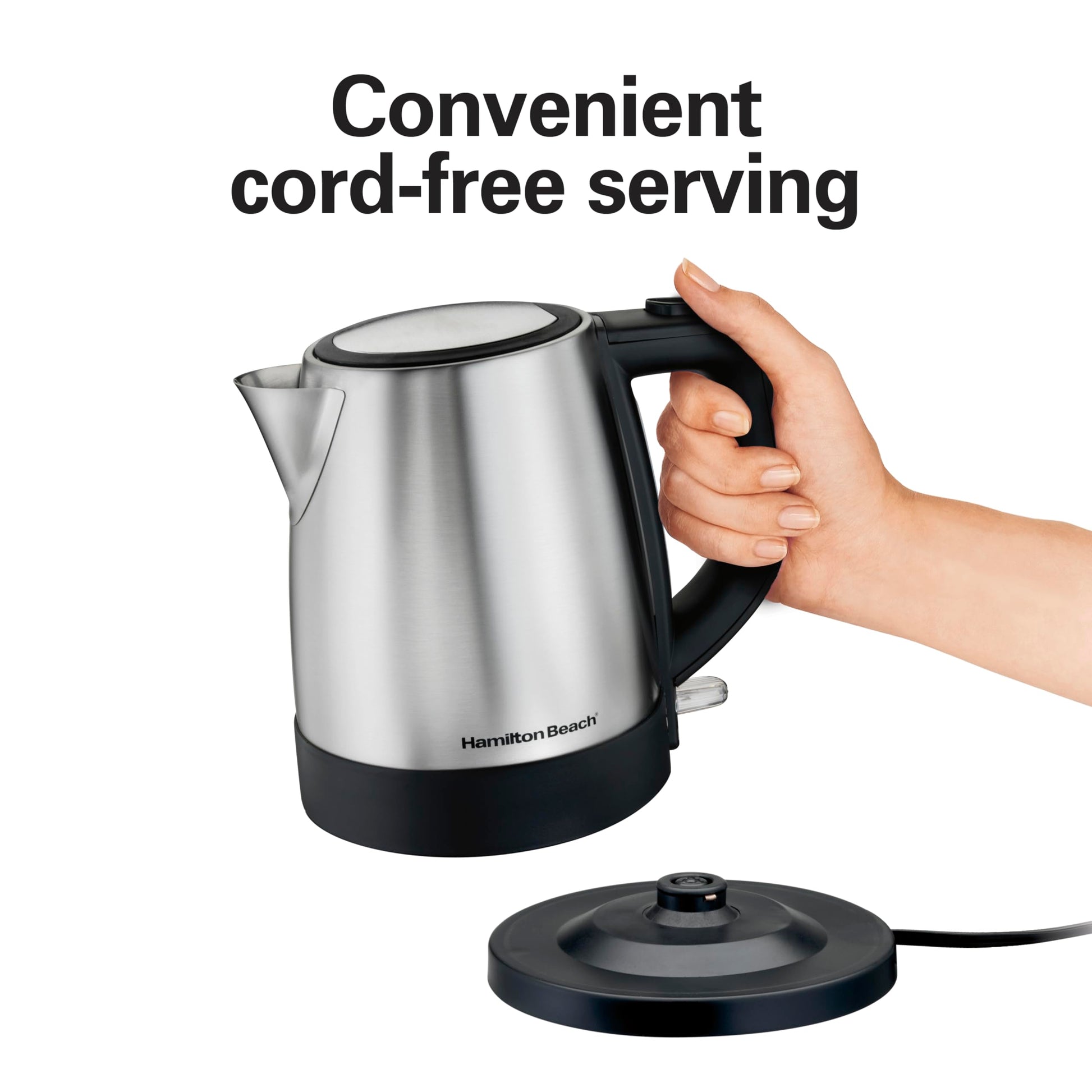 Hamilton Beach 1 Liter Electric Tea Kettle, Water Boiler & Heater