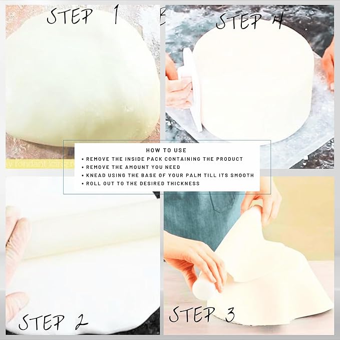 Confect Lumniscent Pearl Fondant | Chefs Choice Fondant for Christmas Cake Decorating | Edible Fondant For Cake | Lumniscent Pearl Metallic Fondant | Vegan, Gluten-Free, Nut-Free, Palm Oil-Free ??8.8 Oz
