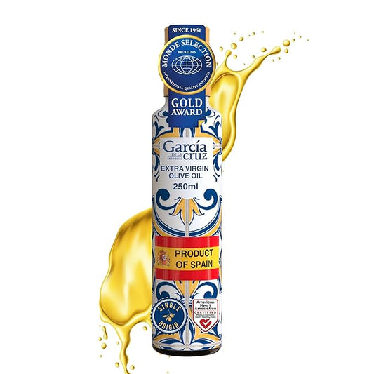 GARCÍA DE LA CRUZ - Organic Extra Virgin Olive Oil, Master Miller Premium Oil, Almond and Tomato