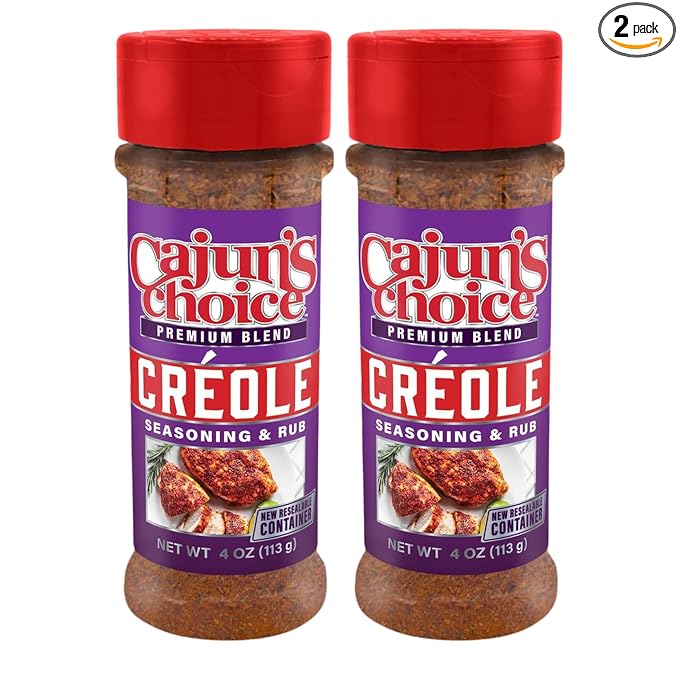 Cajuns Choice Creole Seasoning 3.8 oz (2 Pack)