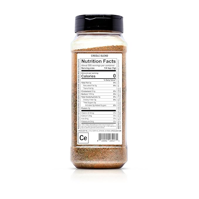 Spiceology - Creole Seasoning Spice Blend - All-Purpose Cooking, BBQ, and Grilling Seasoning