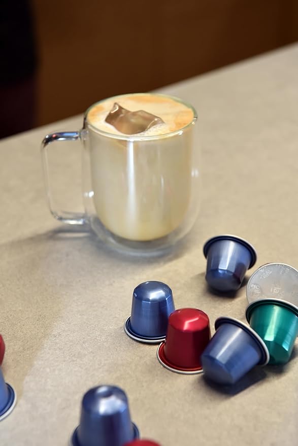 GILA Café Master Blend Aluminum Coffee Capsules – Dark Roast Espresso Pods Compatible with Nespresso Original Machines – Mexican Arabica Blend with Chocolate & Vanilla Notes, 60 Count