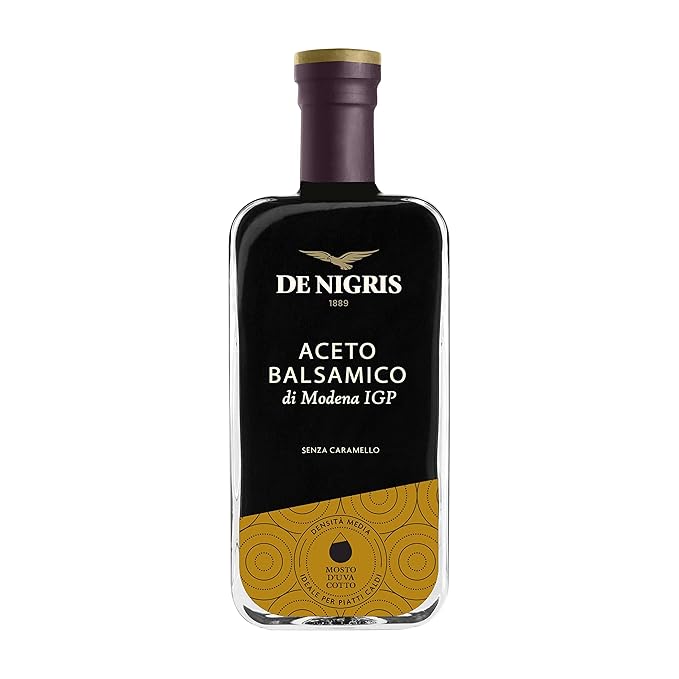 De Nigris Balsamic Vinegar Of Modena Excellence Line - Gold Eagle (55% Grape Must) 8,5 Oz (250ml) | Balsamic Vinegar From Modena Italy, Soft and fragrant taste, Aged