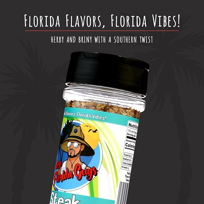 Steak Shake Seasoning - Bold Herby & Briny Blend With a Southern Twist for Unforgettable Flavor, 130g - Perfect all Spice Seasoning and rub for Beef, Chicken, Fish, Veggies & More