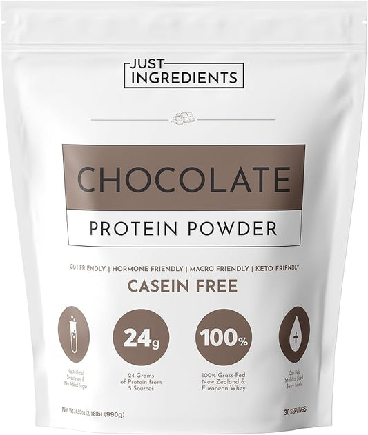 Chocolate Protein Powder ??30-Serving Blend with 100% Grass-Fed Whey & Organic Plant Proteins ??Rich Cocoa Flavor ??Supports Muscle Recovery, Energy & Satiety* ??No Artificial Sweeteners or Fillers