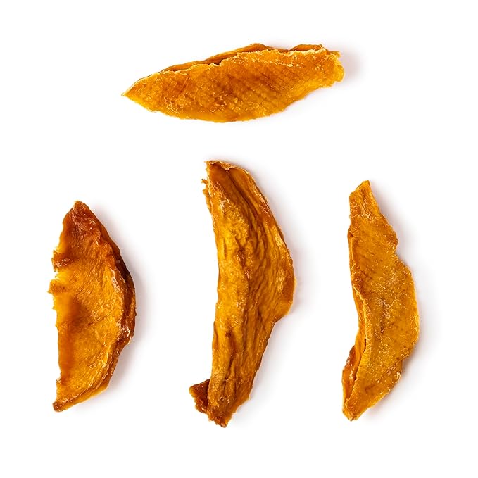 Fruitcraft Dried Mango No Sugar Added 5.5lbs | Pure, Fresh Mango Chunks Flavor in Bulk | All-Natural Dried Mangoes for Snacking, Baking, and More | Premium Dry Fruit Mango Slices