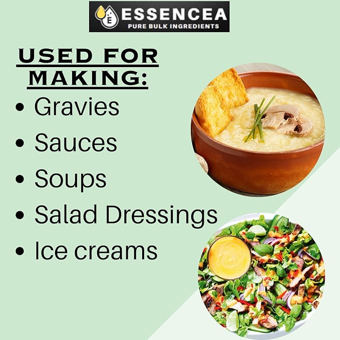 Guar Gum Powder 2lb by Essencea Pure Bulk Ingredients | 100% Guar Gum Beans | Food Grade Gluten Free Non GMO Keto Friendly (32 Ounces)??"<div>