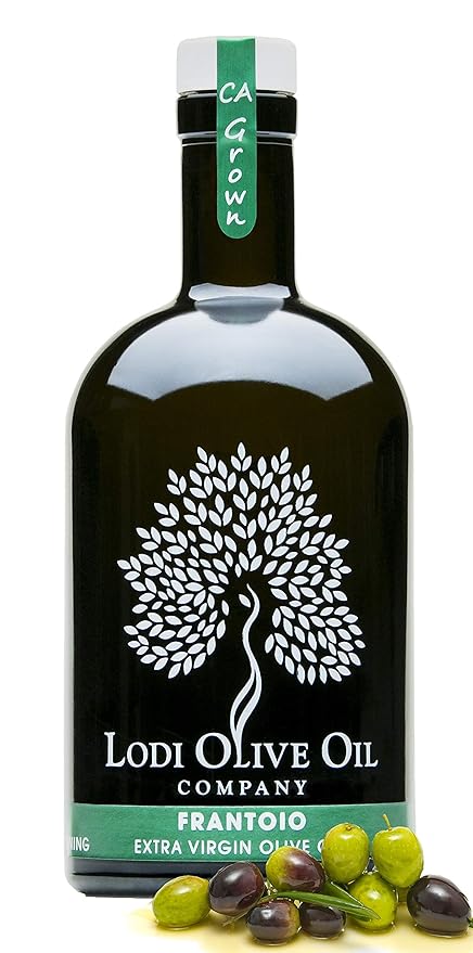 Lodi Frantoio Extra Virgin Olive Oil - Premium California Olive Oil - Gourmet Frantoio Olive Oil - COOC Certified Cold Pressed Pure Olive Oil - Medium to High Intensity - 500 ml