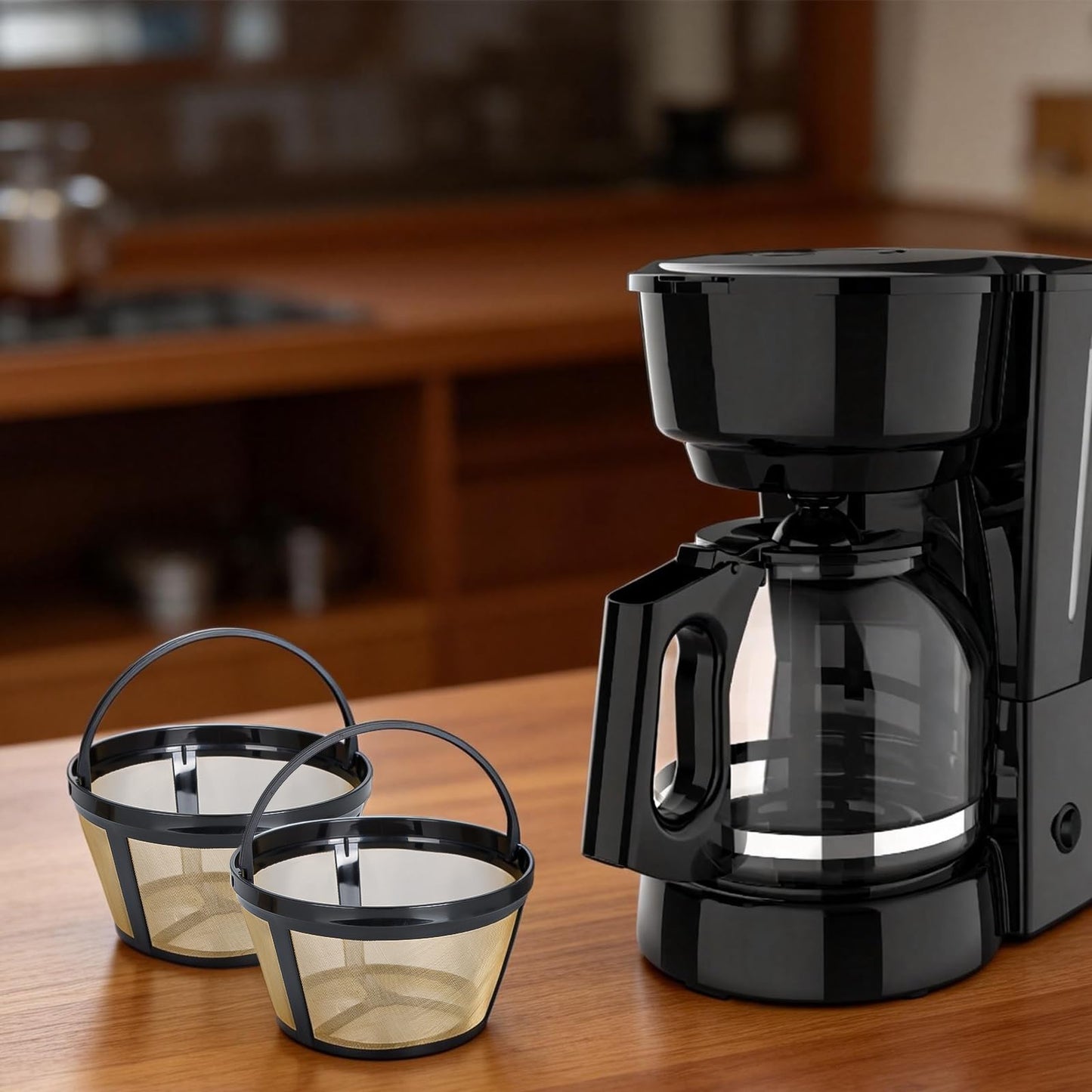 Coffee Filter 8-12 Cup Compatible with Black and Decker 12 Cup Coffee Makers, Reusable Basket