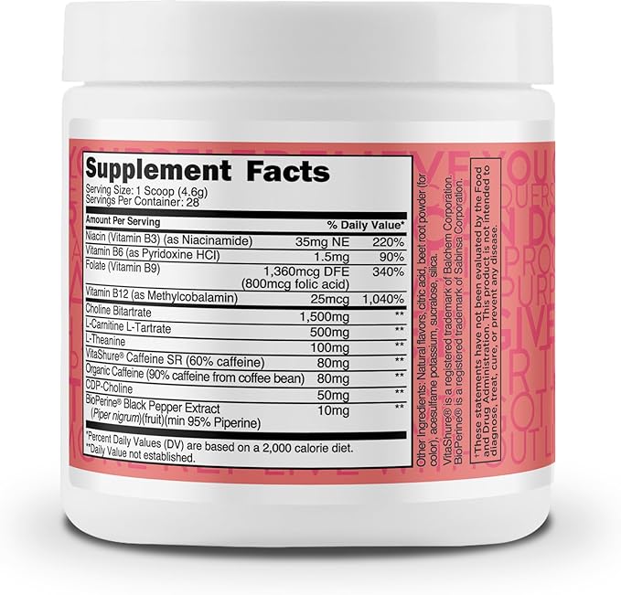 TransformHQ Everyday Boost Shot - Non-GMO, Gluten-Free (Raspberry Lemonade, 28 Servings)
