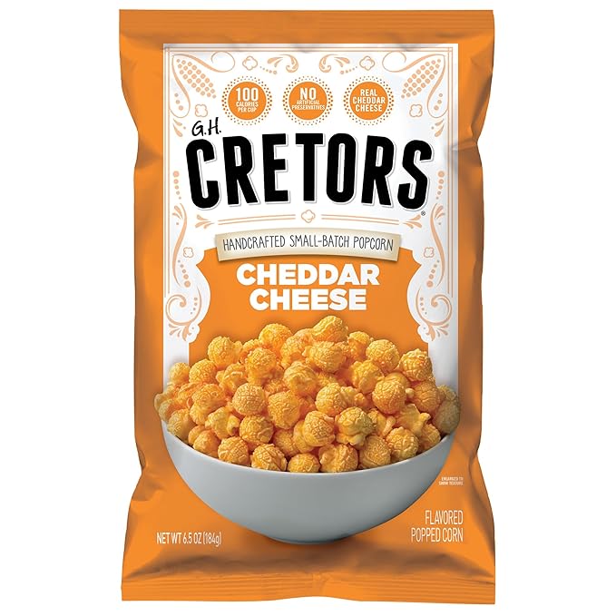 G.H. Cretors Popcorn, Just The Cheese Corn, 6.5 oz