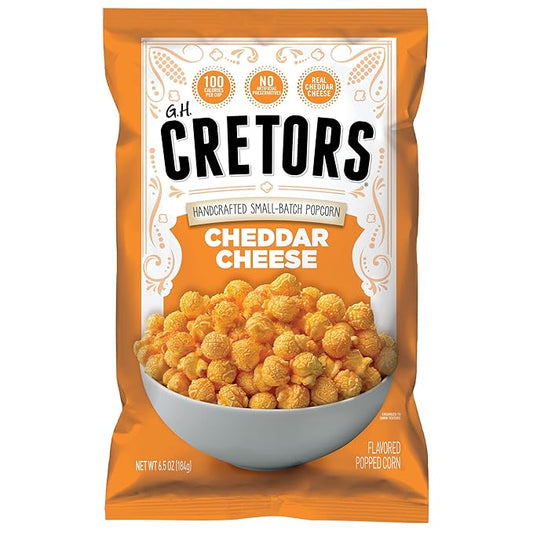 G.H. Cretors Popcorn, Just The Cheese Corn, 6.5 oz