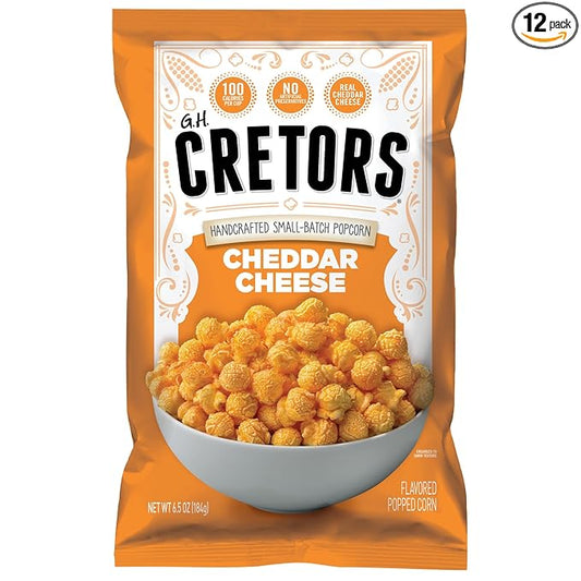 G.H. Cretors Just The Cheese Corn, 6.5 Oz (Pack of 12)
