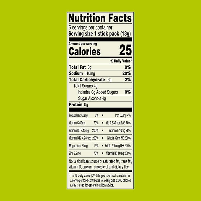 Arizona Rx MD Hydration Kiwi Strawberry - Drink Mix - 920mg of Electrolytes - 0.45 oz Powder Sticks (Pack of 6)
