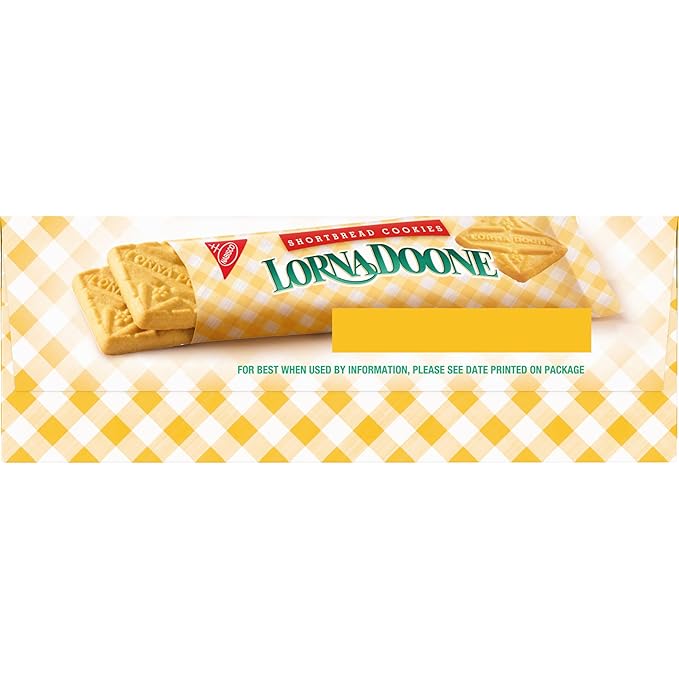 Lorna Doone Shortbread Cookies, 36 Snack Packs (6 Cookies Per Pack, 12 Boxes)