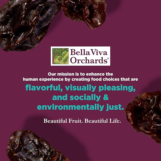Organic Raisins by Bella Viva Orchards, 1 Lb. Bag