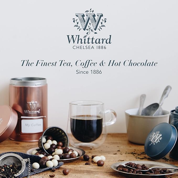 Whittard of Chelsea - Salted Caramel Flavor Hot Chocolate - Milk Chocolate Mix, Vegetarian, Vegan Friendly, Baking Cocoa (350g, 1ct)