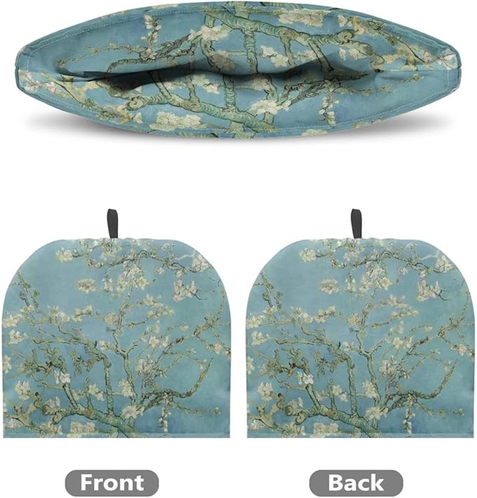Apricot Blossom Print Tea Cozy Creative Insulated Tea Cosy Extra Thick Home Kitchen Decoration Creative Gifts Dust Teapot Cover Kitchen Accessories for Travel