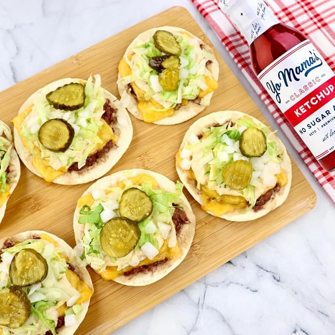 Yo Mama's Foods Keto Classic Ketchup ??Pack of (4) - No Sugar Added, Low Carb, Vegan, Gluten Free, Paleo Friendly, and Made with Whole Non-GMO Tomatoes!