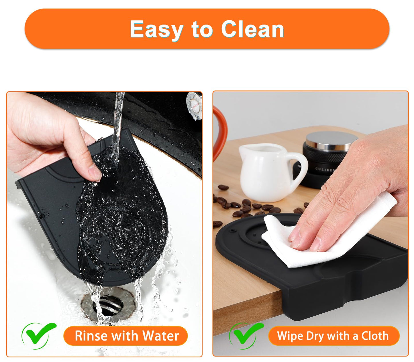 Minimalist Silicone Espresso Tamping Mat for Home Baristas