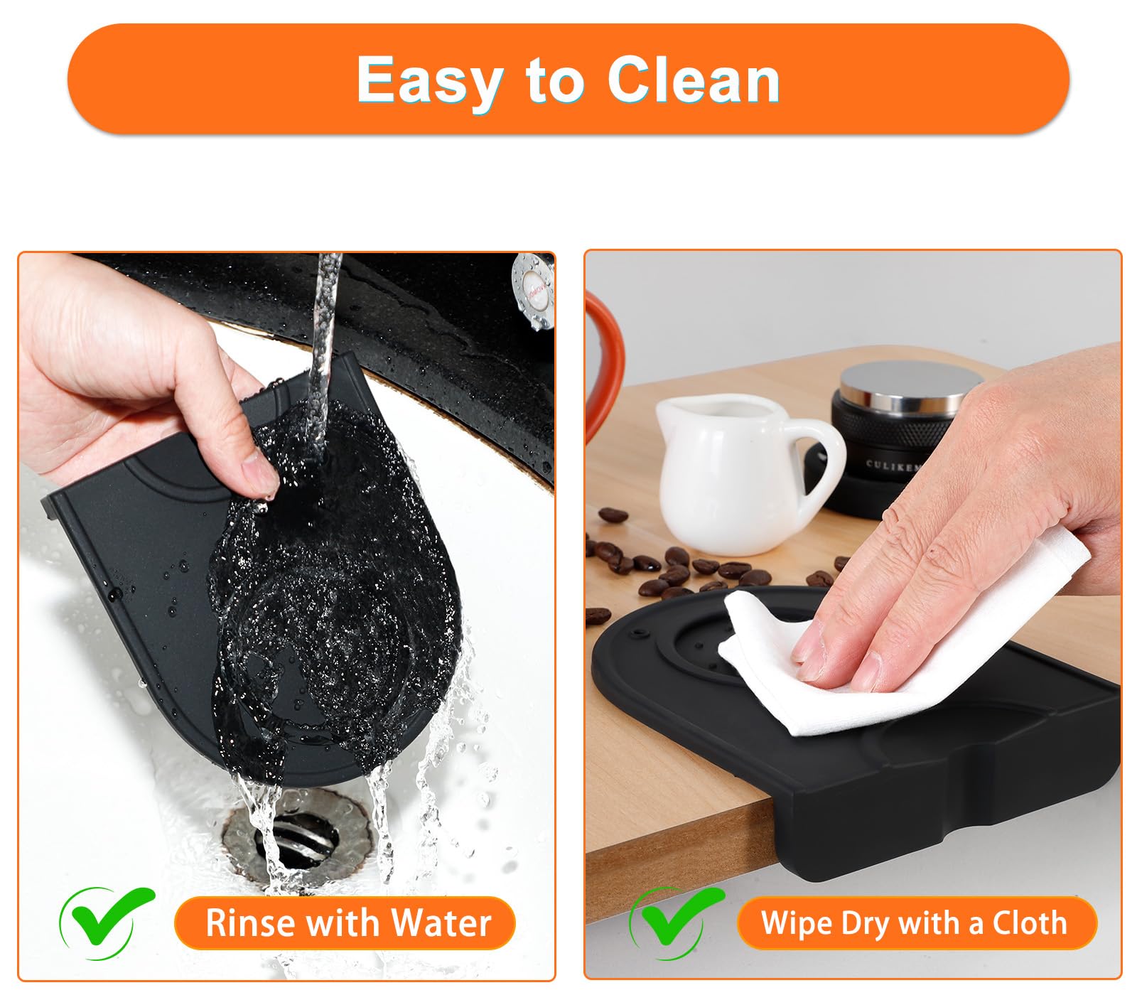 Minimalist Silicone Espresso Tamping Mat for Home Baristas