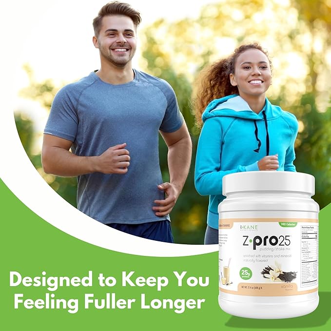 Z-Pro25 Protein Powder, 21.4 oz ??25g Casein & Whey Blend ??Low-Carb, High-Protein Meal Replacement Shake ??Muscle Recovery & Weight Management - 21 Vitamins & Minerals ??Vanilla