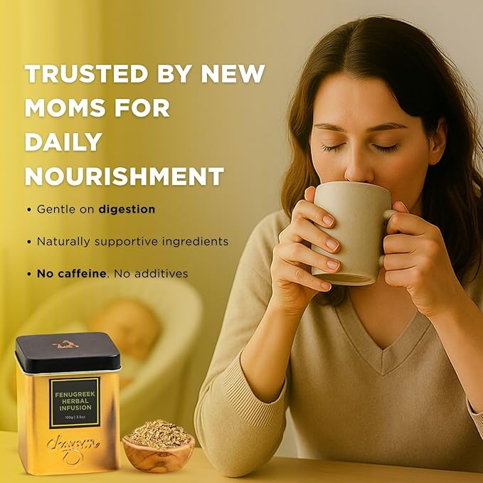 CHAYAM Fenugreek Seed Tea 50+Cups/3.53oz | Herbal Tea with Fennel, Cumin, Ajwain, Licorice | Tea for Gut Health, Digestion & Relaxation | Caffeine-Free | 100% Natural, No Added Sugar, No Added Flavor