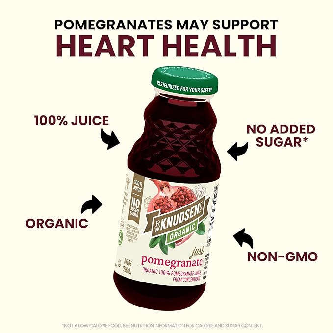 R.W. Knudsen Organic Pomegranate Juice, 8 fl oz (12 Pack)