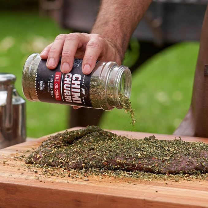 Al Frugoni- Chimichurri Combo- Original and Spicy- Rub, condiment,sauce and marinade (Original & Spicy Combo, 4 Pack)