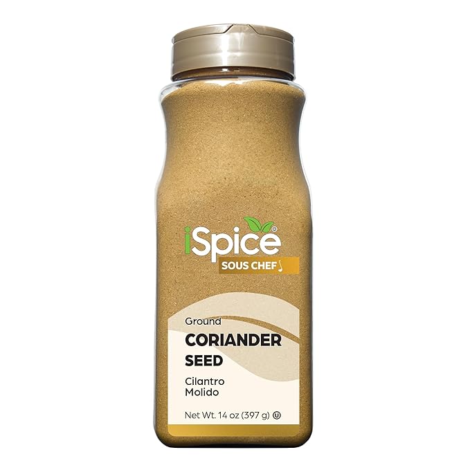 iSpice Coriander Ground | 14 oz | Bulk Size | Gourmet Spice | Kosher