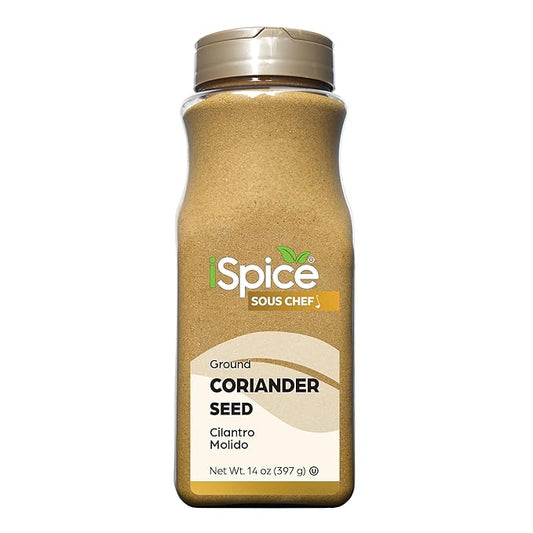 iSpice Coriander Ground | 14 oz | Bulk Size | Gourmet Spice | Kosher
