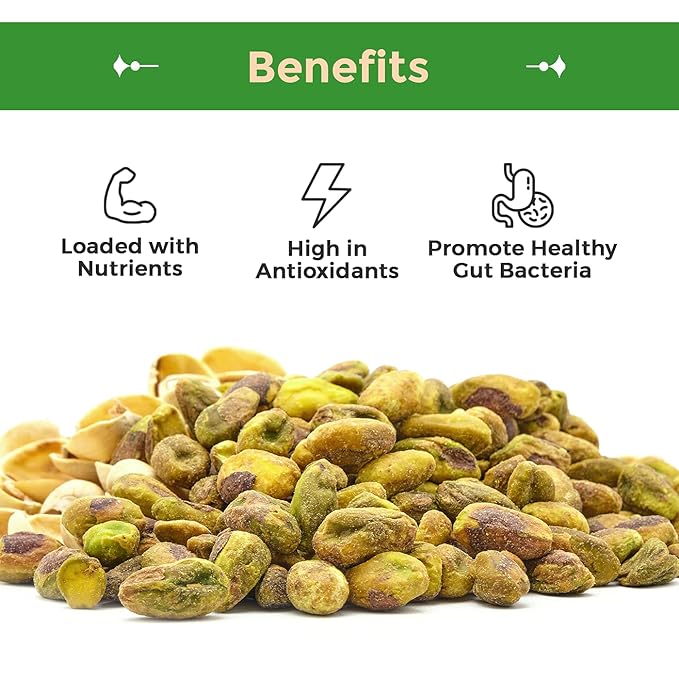 Sincerely Nuts Pistachios Roasted and Salted Kernels No Shell Healthy Snacks for Kids and Adults Shelled Convenient Snack Gourmet Flavor Vegan, Kosher Gluten Free, 2 LB bag