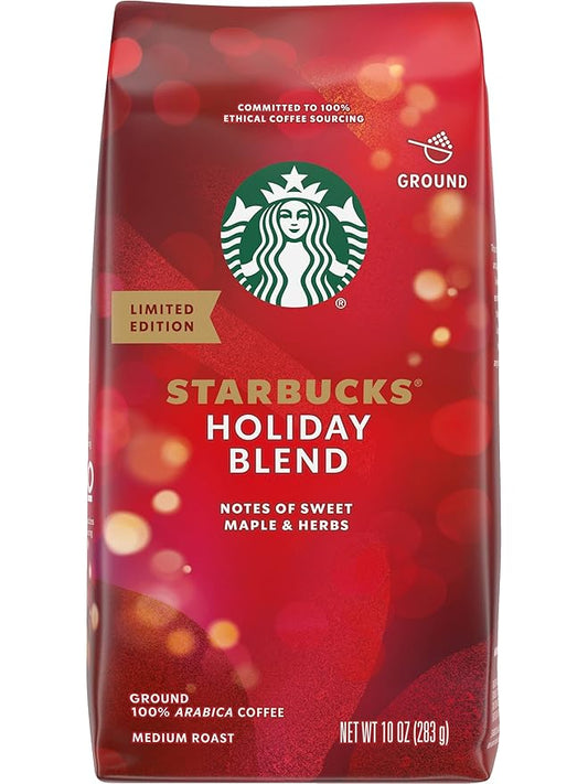Starbucks Holiday Blend Ground Coffee - Soft & Layered 10 oz