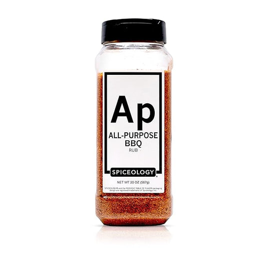 Spiceology - All Purpose BBQ Rub and Spice Blend - Use On: Beef, Fish, Chicken, Vegetables, and Sauces - 20 oz