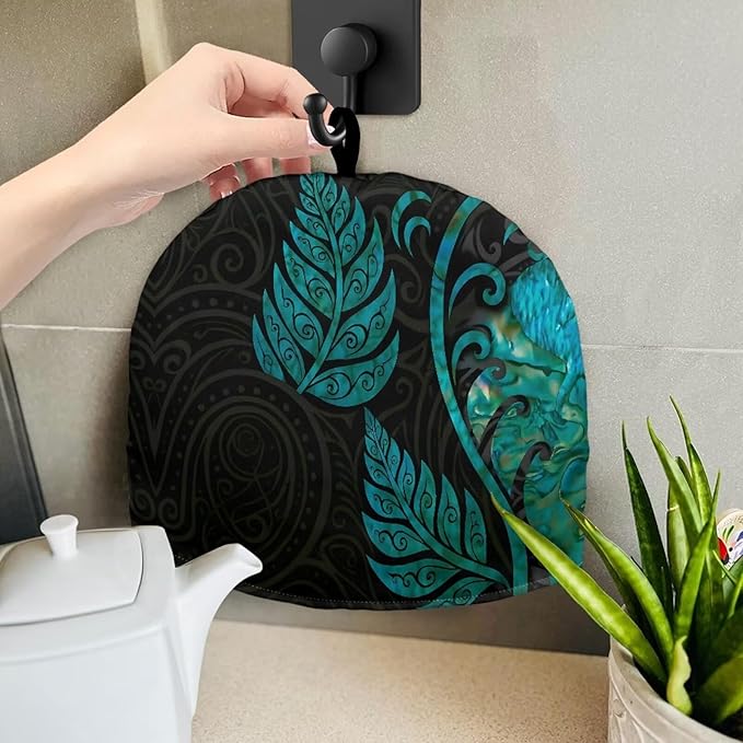 Polynesian Pattern Tea Pot Cover Teapots Cosy Insulated Tea Cozies Home Kitchen Decoration Teapot Dust Cover Warming Tea Kettle Quilt Creative Gifts for Party