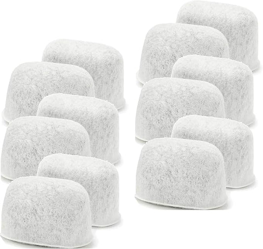 12 Pack Replacement Water Filters For Breville BWF100 ??Charcoal Activated by Essential Values