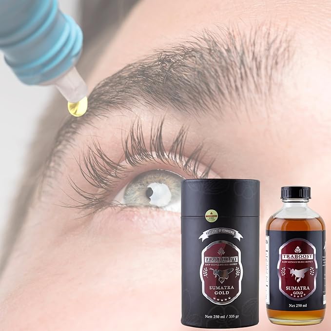 Traboost Stinglees Bee Honey from Sumatra Indonesia GOLD (Sweeter) | 250 ML
