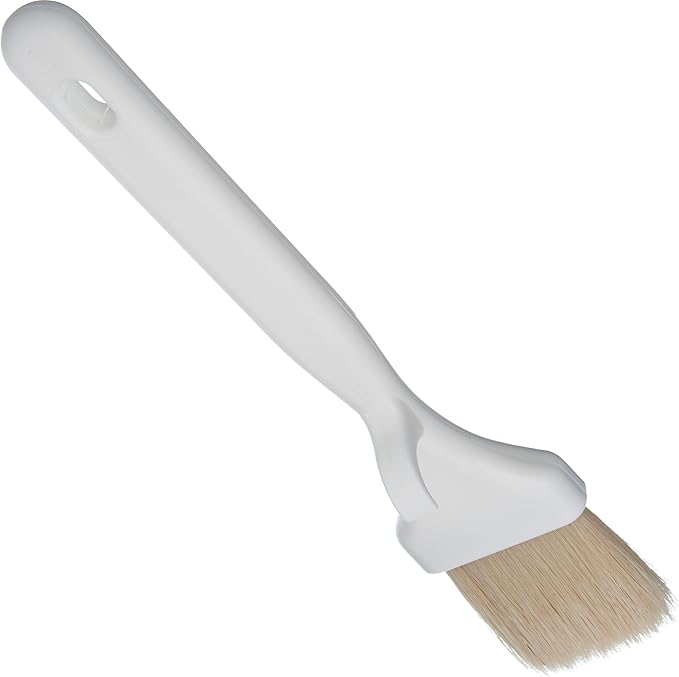 SPARTA 4037800 Meteor Boarhair Pastry Brush, Basting Brush With Built-In Projecting Hook, 2 Inches, Brown, (Pack of 12)